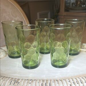 HAZEL-ATLAS Eldorado Avocado Tumbler (5)